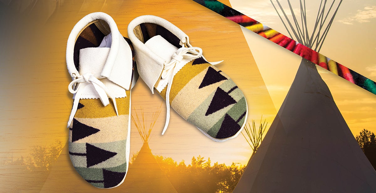 Make Your Own Pendleton Moccasins