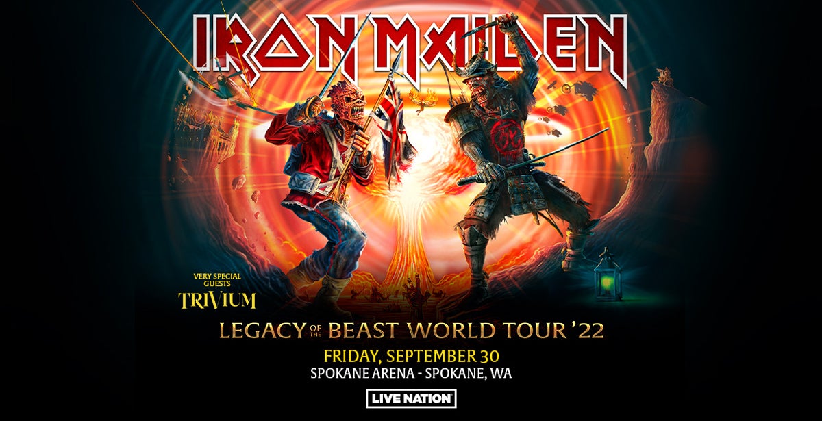 Iron Maiden Legacy of the Beast World Tour 2022 TicketsWest