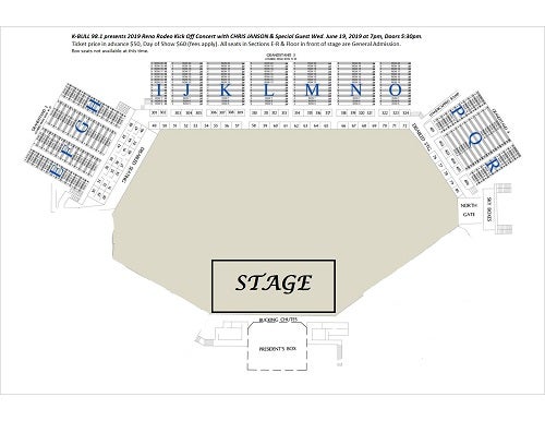 Reno Rodeo Outdoor Arena Seating Chart