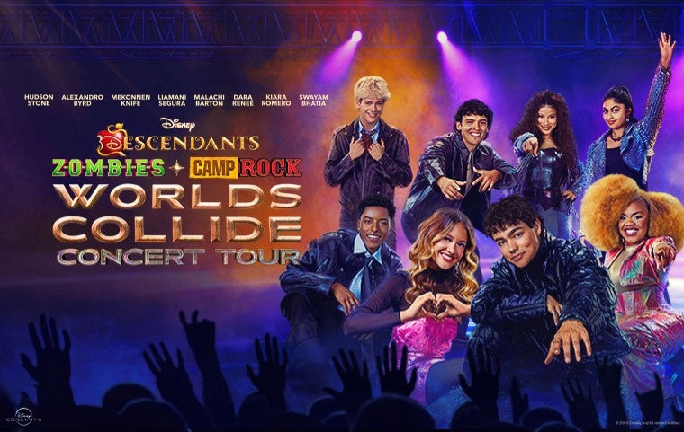 More Info for Disney Descendants, ZOMBIES & Camp Rock: Worlds Collide Concert Tour