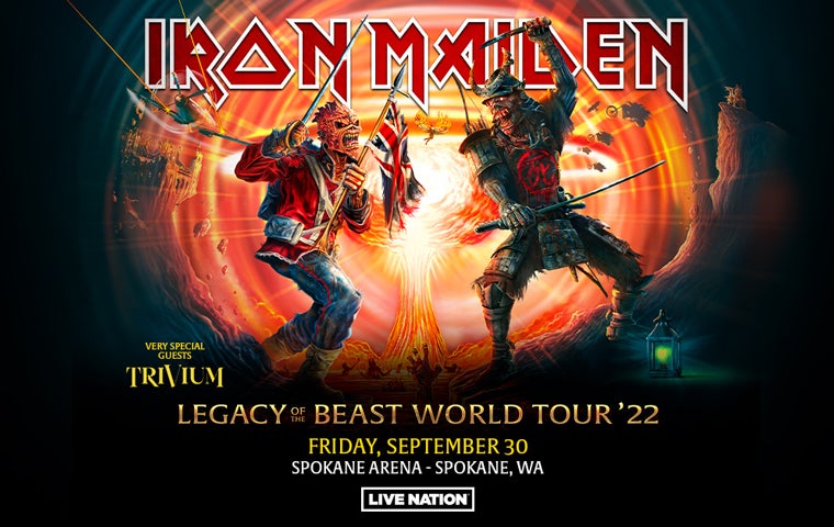 Iron Maiden – Legacy of the Beast World Tour 2022 | TicketsWest