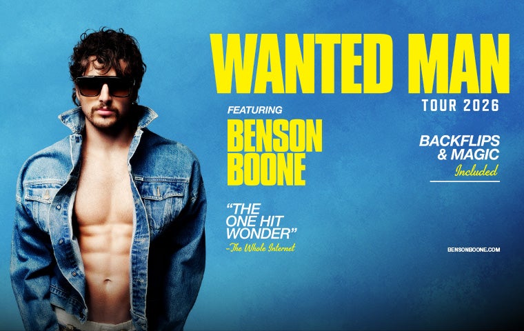 More Info for Benson Boone: Wanted Man Tour