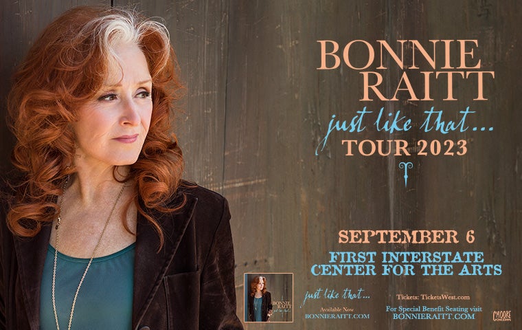 More Info for Bonnie Raitt: Just Like That...Tour 2023
