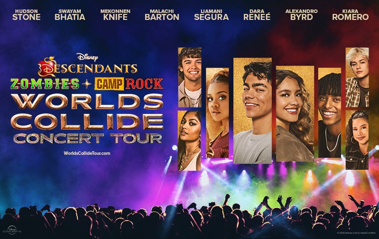 More Info for Disney Descendants, ZOMBIES & Camp Rock: Worlds Collide Concert Tour