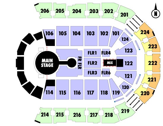 Spokane Arena Hockey Seating Chart