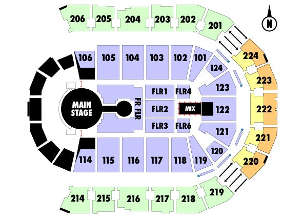 Spokane Arena Seating Chart With Rows