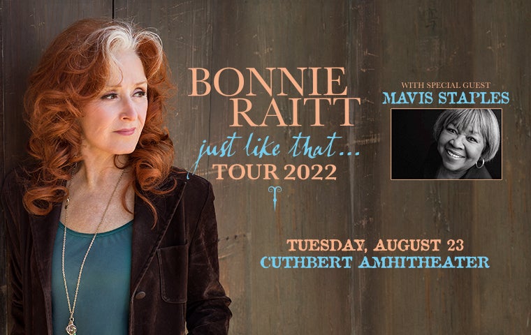 More Info for Bonnie Raitt: Just Like That...Tour 2022