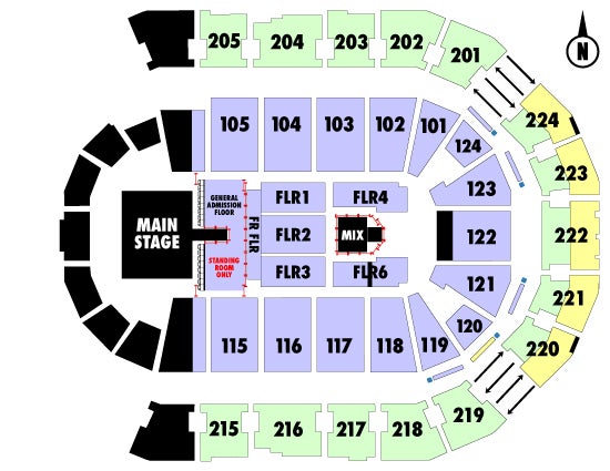 Spokane Arena Seating Chart With Rows
