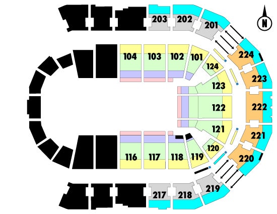 Spokane Arena Seating Chart Eagles