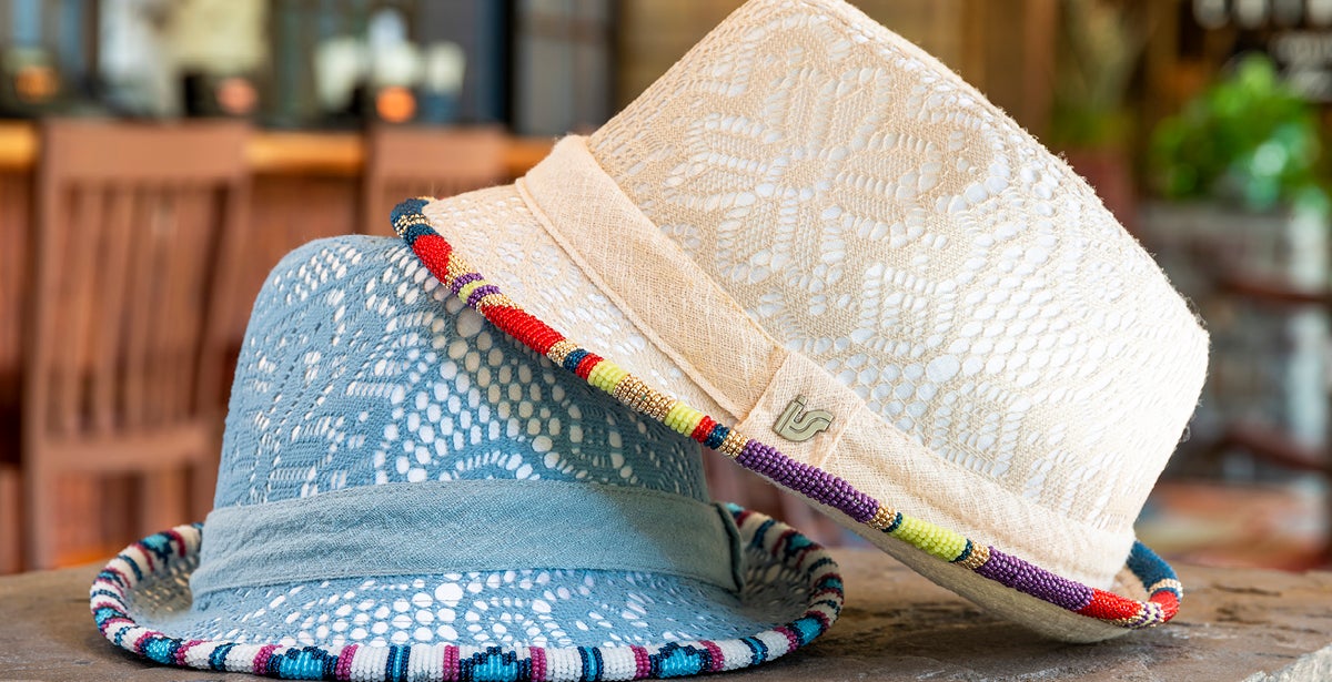 Make Your Own Beaded Fedora Hat