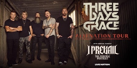More Info for Three Days Grace - Alienation Tour