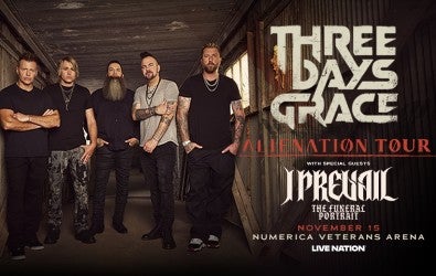 Three Days Grace - Alienation Tour