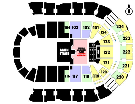 Spokane Arena Star Theatre Seating Chart