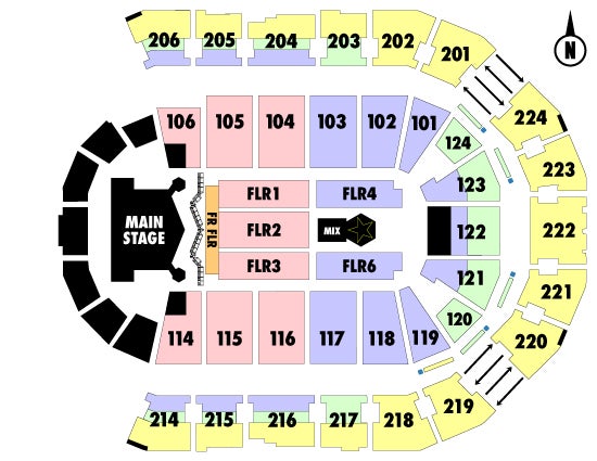 Spokane Arena Concert Seating Chart