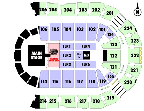 Spokane Arena Seating Chart With Rows