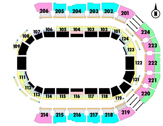 Spokane Arena Floor Seating Chart