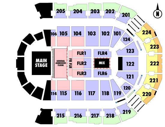 Miranda Lambert Seating Chart