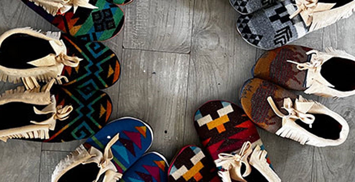 "MYO" Pendleton Moccasins