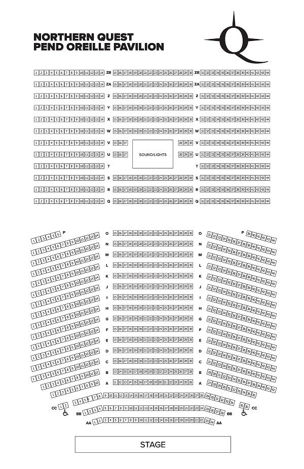 Northern Quest Casino Concert Seating Chart