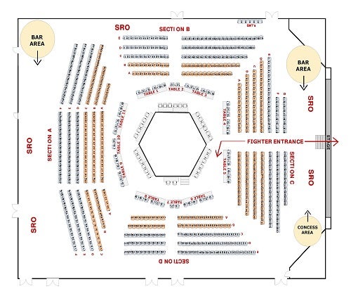 Seating Chart Northern Quest Casino