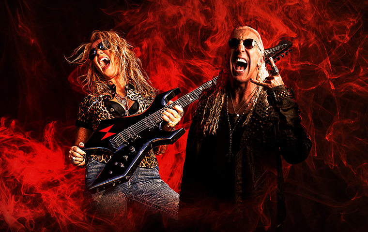 Lita Ford and Dee Snider