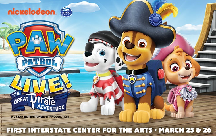 More Info for PAW Patrol Live! The Great Pirate Adventure