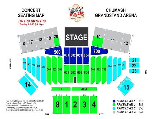 Lynyrd Skynyrd Plane Seating Chart