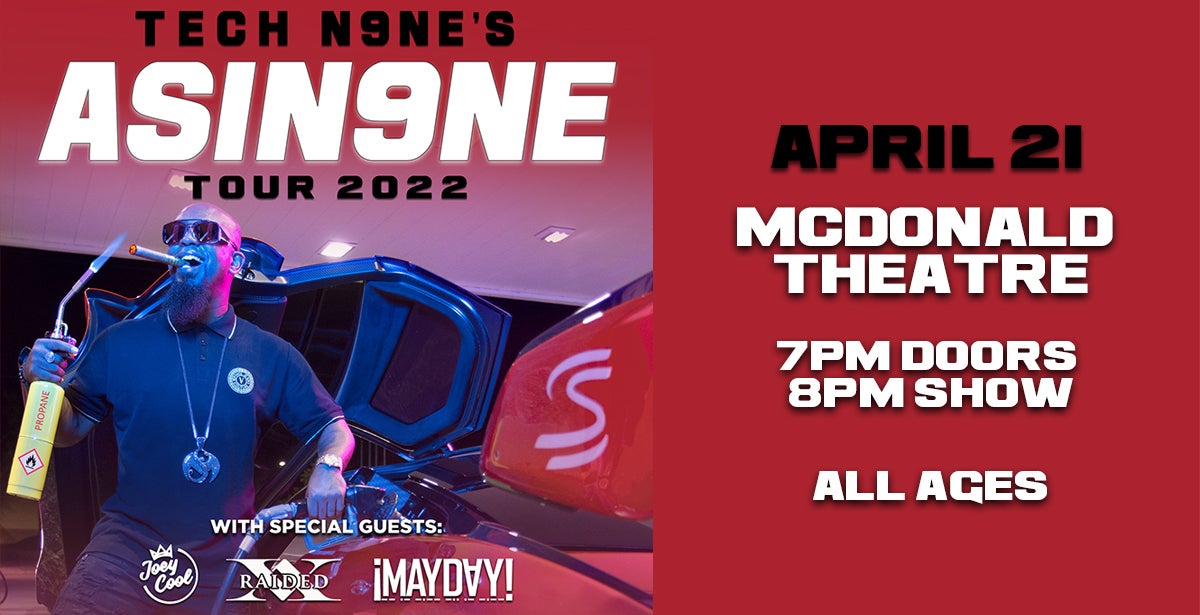 Tech N9ne - Asin9ne Tour 2022