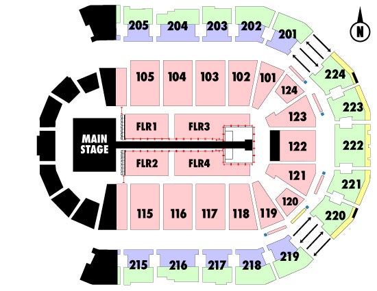 Spokane Arena Concert Seating Chart